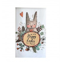 Chic Japanese Style Short Kitchen Cloth Curtain Bedroom Curtains, Letter Rabbit