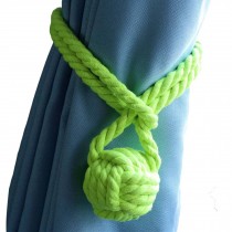 2 Pieces Hand-woven Cotton Rope Tiebacks Curtain Tassel Curtain Tiebacks