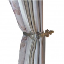 2 Pieces Curtain Pteris Decorative Tiebacks/Buckles/Holdbacks, Bronze(5.5*23cm)