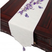 Coffee Table Cloth Table Runner Drape Modern Chinese Table Cloth Linen