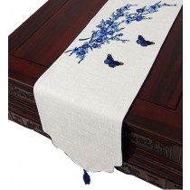 Cloth Linen Coffee Table Cloth Table Runner Drape Modern Chinese Table