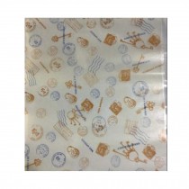 Sandwich Tray Paper Stamp Pattern Wax Paper Greaseproof Baking Paper 8.5x9.8inch