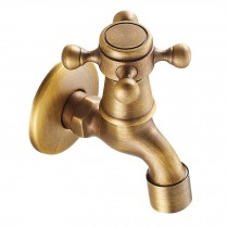[Spigot] Brass Antique Faucet Mop Pool Faucet Wall Faucet Kitchen/Garden