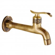 Lengthen Brass Antique Faucet Mop Pool Faucet Wall Faucet Kitchen/Garden
