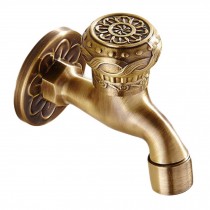 [Knob] Brass Outdoor Antique Faucet Mop Pool Faucet Wall Faucet Kitchen/Garden