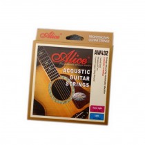 Coated Copper Alloy Wound Acoustic Guitar Strings Set, 6 Strings