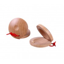 4Pcs Funny Toys Wooden Finger Castanet For Children Education