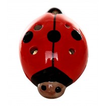 Musical Instrument Ocarina for Child/Beetle Ocarina, 6 Holes/Red