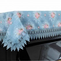 Piano Cloth Piano Cover Lace Floral Upright Piano Dust Cover Simple Dustproof