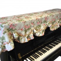 Country Style Cover Upright Piano Dust Cover Vintage Piano Cover Piano Cloth