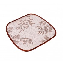 Set Of 2 Cany Bamboo Cushion Of The Office/Car Suitable For Summer(Peony)