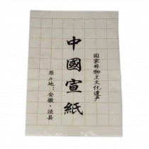 20 Sheets Practice Xuan Papers with Grids 13.5*54 Inches