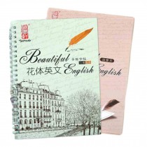 Round Hand English Copybook for Calligraphy Beautiful English for Journal/Diary