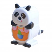 Creative Gift Lovely Panda Hand Rotating Pencil Sharpener For Office Classroom