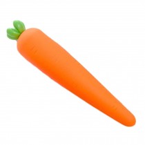 [Carrot] Orange Pencil Pouch Cute Vegetable Shape Silicone School Pencil Case