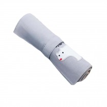 [Polar Bear] Portable Canvas Cosmetic Pencil Pouch Roll up Pencil Pen Case