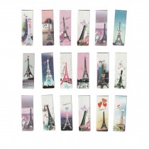 Set Of 18 Creative Lovely Tower pattern Bookmarks, Ideal Gift For Friends