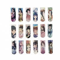 Set Of 18 Ancient Style Girl Pattern Beautiful Exquisite Paper Bookmarks Gift
