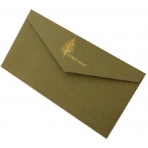 20pcs Retro Style Invitation Envelopes Bronzing Printing Greetings Cards, Breen