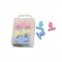 20 Pcs Metal Binder Clips/Paper Clips/Binders/Sketchpad Clamps (Multicolored)