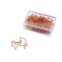 20 Pieces Horse Shapes Paper Clips Funny Office Desk Accessories Bookmarks
