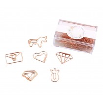 20 Pieces Assorted Shapes Paper Clips Funny Office Desk Accessories Bookmarks