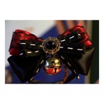 Pet Accessories Bow - Cats and Dogs Tie Bells-Black