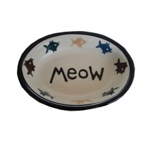 6-Inch [Lovely Fish shaped] Ceramic Cat Food Bowl,Pet Bowl (16*12*3cm)