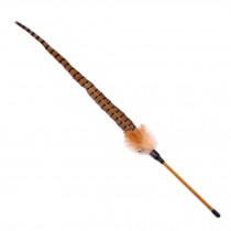CFA Matches Cat Sports Appliance--Pheasant Tail Feathers Cat Toy,BROWN