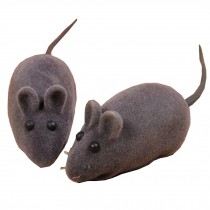 Set of 2 Simulation of Mice --Pet Toy/Sounding Cat Toy,Gray