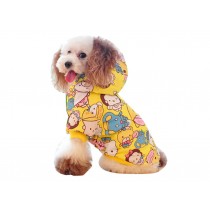 Comfy  Dog's Winter Waterproof Jacket Pet Clothing (Yellow, Size: L)