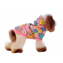 Comfy  Dog's Winter Waterproof Jacket Pet Clothing (Pink, Size: L)