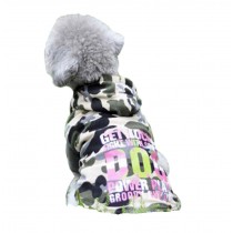 Comfy Dog's Winter Battle Fatigues Pet Clothing (Pink, 31x47x34cm)