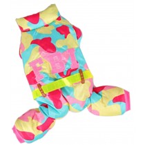 Comfy Dog's Winter Battle Fatigues Pet Clothing (Pink, 23x37x25cm)