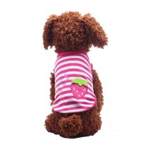 Cute Dog Clothes Fall And Winter Clothes Sweater Vest, Strawberry