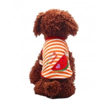 Cute Dog Clothes Fall And Winter Clothes Sweater Vest, Watermelon