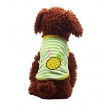 Cute Dog Clothes Fall And Winter Clothes Sweater Vest, Pineapple