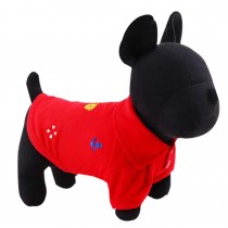 Comfy Cotton Dog's Polo Shirt Pet Clothing Puppy Clothes Pet Apparel (Red, SM)