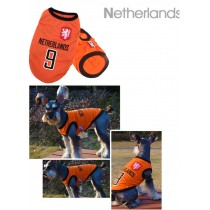 [Netherlands] Lovely Dog Apparel Pet Clothing Pet football clothes, Size L