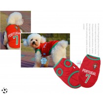 [PORTUGAL] Lovely Dog Apparel Pet Clothing Pet football clothes, Size XL