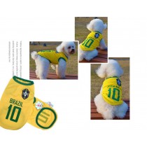 [BRAZIL] Lovely Dog Apparel Pet Clothing Pet football clothes, Size XL