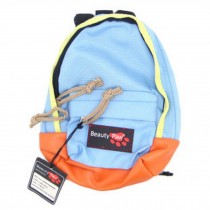 Pet Dog Out Large Backpack - Versatility Large Dog With A Backpack--Blue Orange