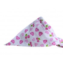 2 Pieces of Fashionable Cute Pets Triangle Scarves/Headscarf, Pink