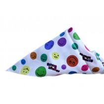 2 Pieces of Fashionable Cute Pets Triangle Scarves/Headscarf, Round
