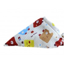 2 Pieces of Fashionable Cute Pets Triangle Scarves/Headscarf, Expression