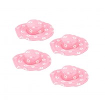 4Pcs Summer Pet Topee Pet Accessories For Little Dogs&Cats,Pink