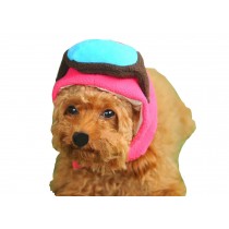 US Aiator Hat Pet Costume Accessory, Medium, Pink