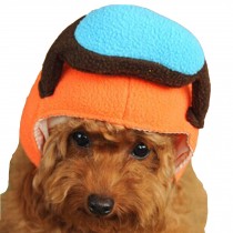 US Aiator Hat Pet Costume Accessory, Medium, Orange