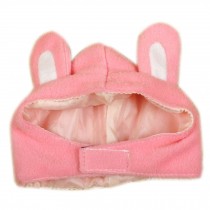 Lovely Rabbit Hat Pet Costume Accessory, Large, Pink