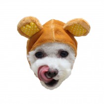 Little Bear Hat Pet Costume Accessory, Medium, Yellow